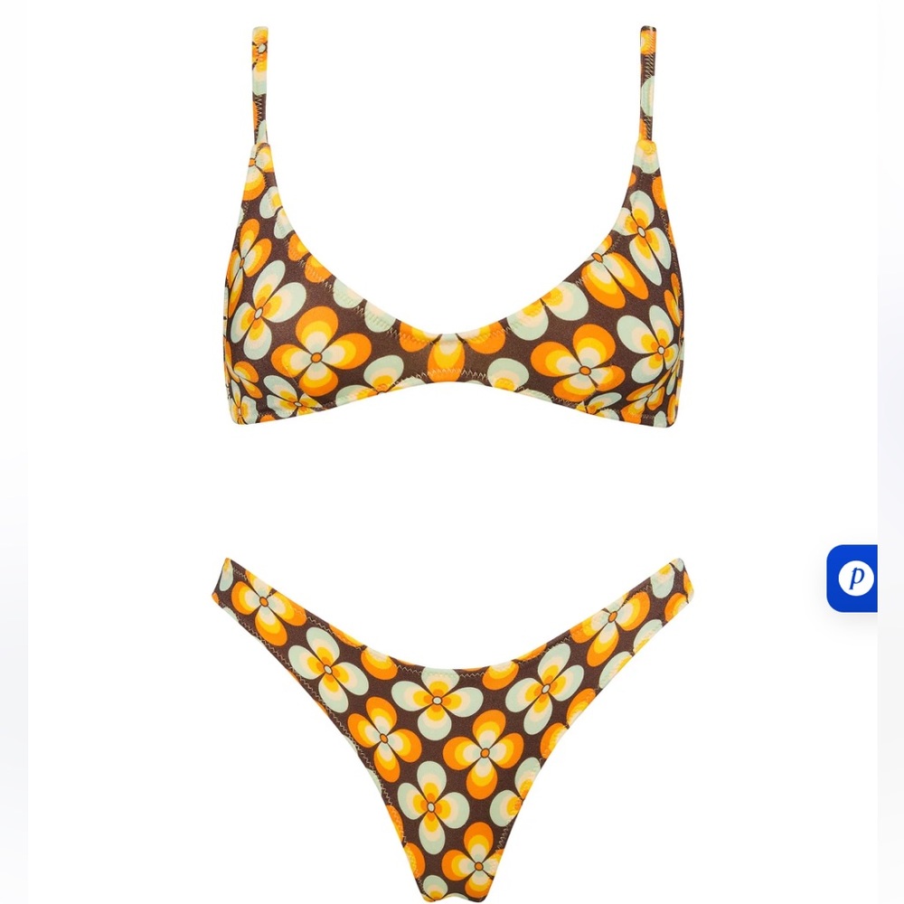 triangl swimwear MAIA- PORCHE Geometric Scoop Bikini set